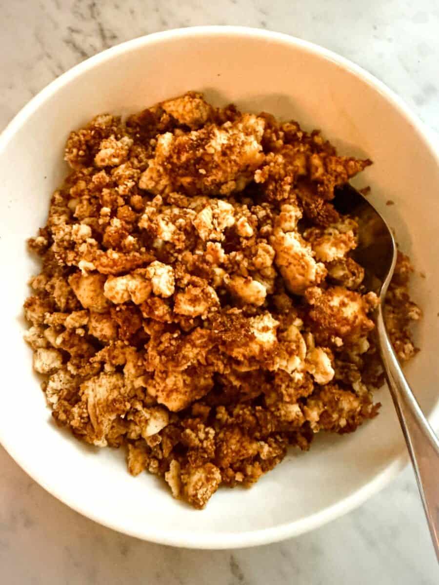 Baked tofu taco crumbles