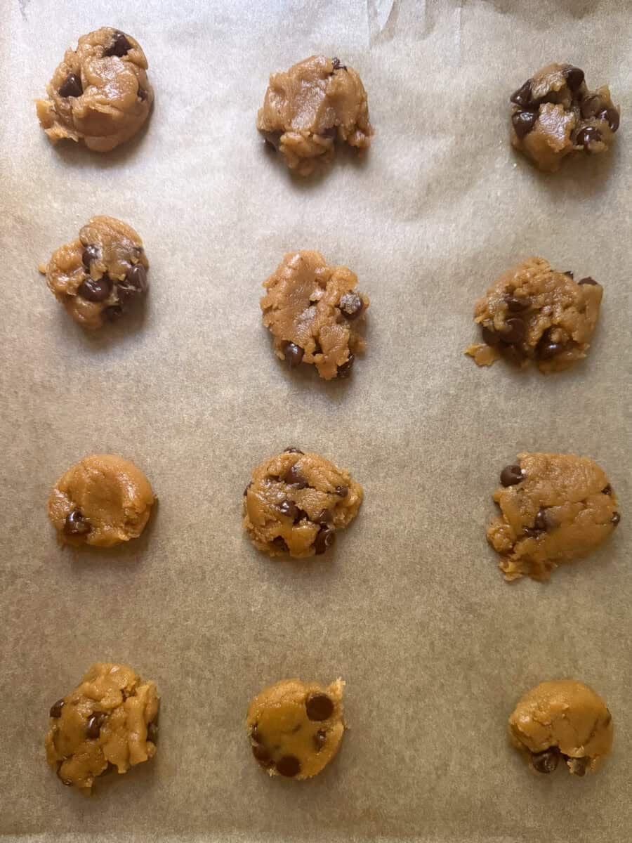 Dairy Free Chocolate Chip Cookies Step 5