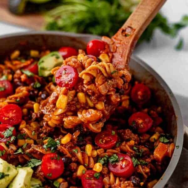 What Molly Made's one pot taco pasta